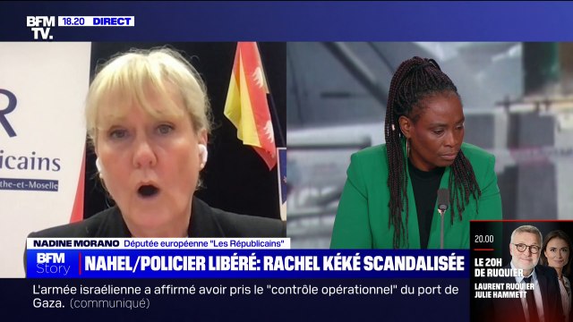 Mort de Nahel: Nadine Morano (LR) se réjouit de la libération sous contrôle judiciaire du policier auteur du tir mortel