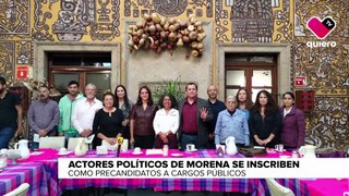 Elecciones 2024: Se inscriben regidores de Morena como precandidatos a cargos públicos.