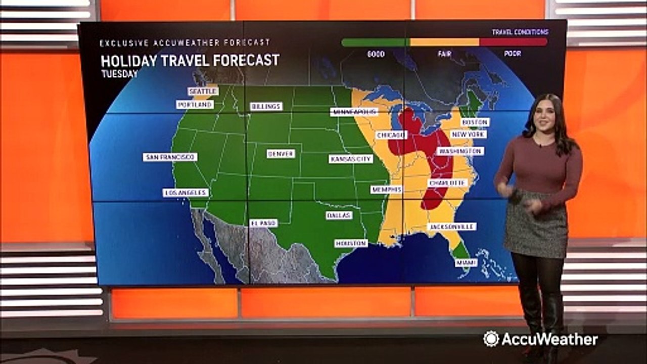 Pair of storms to cause Thanksgiving travel woes