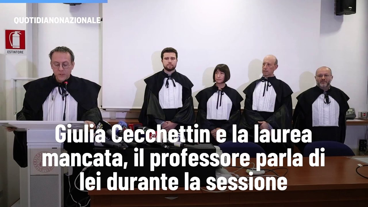 Giulia Cecchettin e la laurea mancata, il professore parla di lei durante la sessione