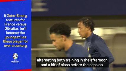 Zaïre-Emery keeping up with homework while on France duty