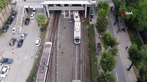İzmir Metro A.Ş.'den kaza açıklaması!