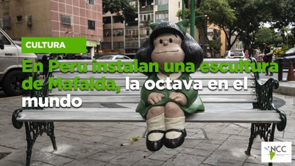 En Perú instalan una escultura de Mafalda, la octava en el mundo