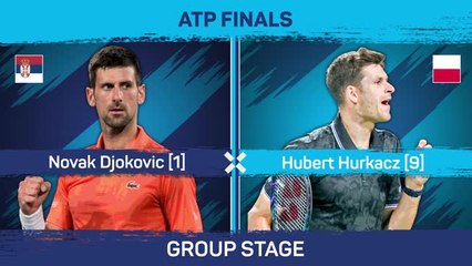 Скачать видео: Djokovic downs Hurkacz to keep semi-final hopes alive