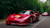 VÍDEO: La familia de Enzo Ferrari lleva a la Cavalcade Classiche un Ferrari F40 y F50