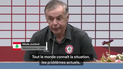 Conflit Israël/Hamas - Jurčević, sélectionneur du Liban : "On essaye de se concentrer sur le football"