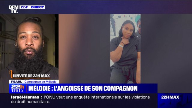 Elle ne serait jamais partie aussi longtemps sans ses enfants : Le compagnon de Mélodie, disparue depuis le 3 novembre à Marseille, témoigne sur BFMTV