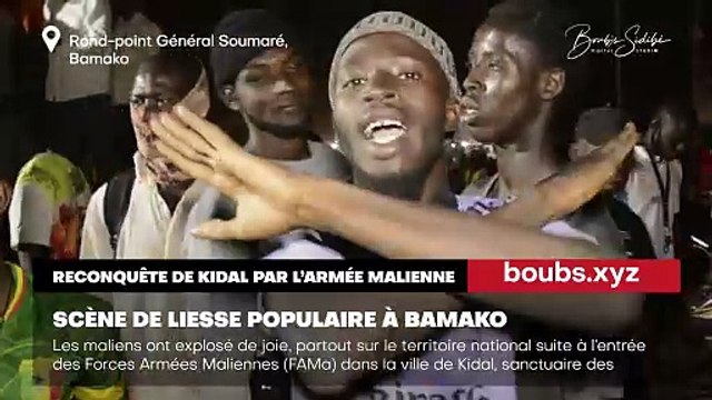 14 novembre 2023 Les FAMa ont enfin lavé l'affront en entrant à Kidal - Liesse populaire à Bamako - Dans l'objectif du PhotoJournaliste Boub's Sidibé