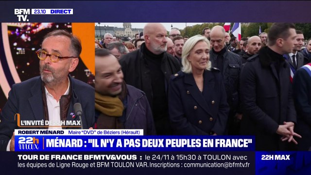 Robert Ménard: Que le Rassemblement National ait eu une histoire avec l'antisémitisme, personne ne peut le contester (...) Ne pas remarquer que le RN a évolué, c'est nier la même évidence