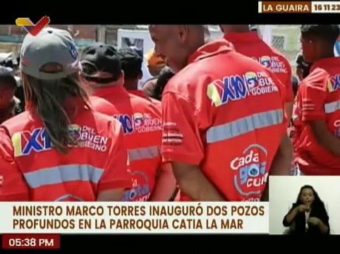 La Guaira | Gobierno Regional inaugura dos pozos profundos en la parroquia Catia la Mar