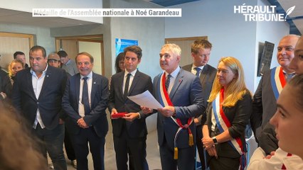 Remise de la médaille de l'Assemblée nationale à Noé Garandeau