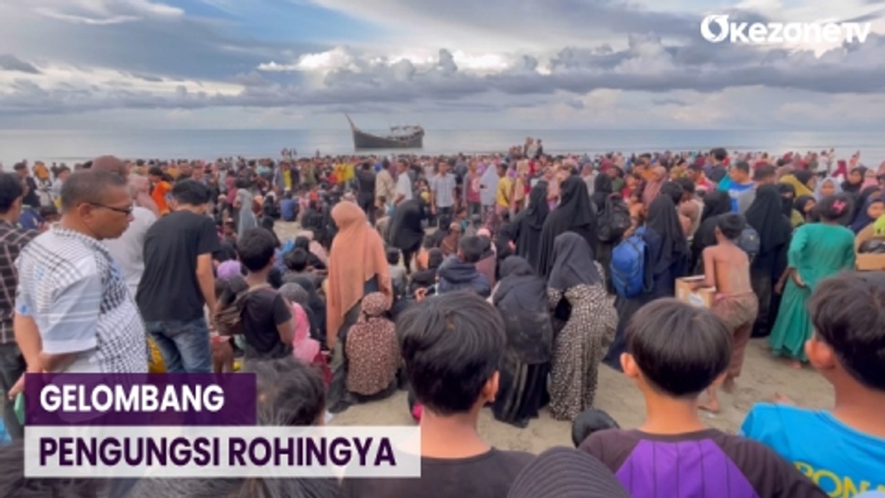 Ditolak Warga Aceh Utara, Ratusan Pengungsi Rohingya Mendarat di Pantai Ule Madon