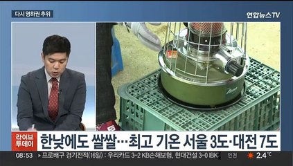 [뉴스초점] 영하권 추위 속 '첫눈'…충청·호남 10㎝ 많은 눈