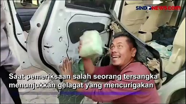 Sembunyikan di Dashboard Mobil, Polisi Gagalkan Penyelundupan 58 Kg Sabu di Pelabuhan Bakauheni