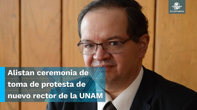Preparan toma de posesión de Leonardo Lomelí como nuevo rector de la UNAM para el viernes