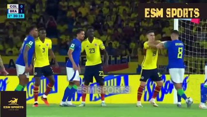 Colombia vs Brazil 2-1 Highlights & All Goals World Cup Qualifier 2023
