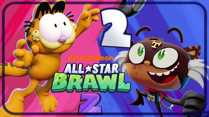 Nickelodeon All-Star Brawl 2 Walkthrough Part 2 (PS4) Garfield / El Tigre