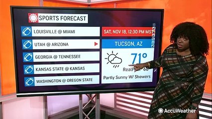 Your Saturday college football forecast around the country
