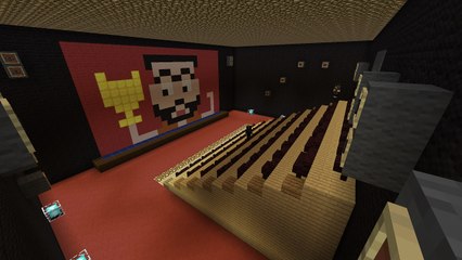 Sinema Yaptık !!! Film İzledik  - Minecraft Modern Evler