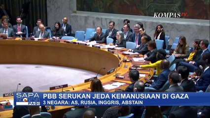 Ini 3 Negara yang Abstain saat PBB Serukan Jeda Kemanusiaan di Gaza