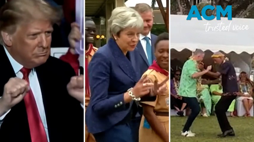 From Theresa May's infamous bob to Abba, to Donald Trump's YMCA groove, our world leaders have truly shown off some awful, awkward dance moves!