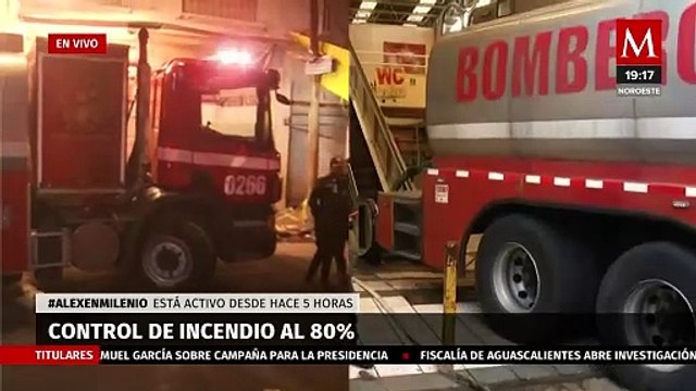 Bomberos de la CdMx controlan 80% del incendio en la alcaldía Cuauhtémoc