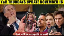 CBS Young And The Restless Spoilers Thurdays 11_16_2023 - Newman Family Meeting,