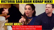 CBS Young And The Restless Victoria slaps Adam and blames him for kidnapping Nik