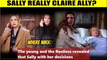 CBS Young And The Restless Spoilers Shock_ Sally suddenly calls Claire - Are the
