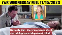 CBS Young And The Restless Spoilers Wednesday 11_15_2023 - Nick worries Nikki wi