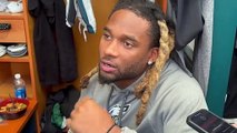 Bradley Roby on the Eagles' pass defense