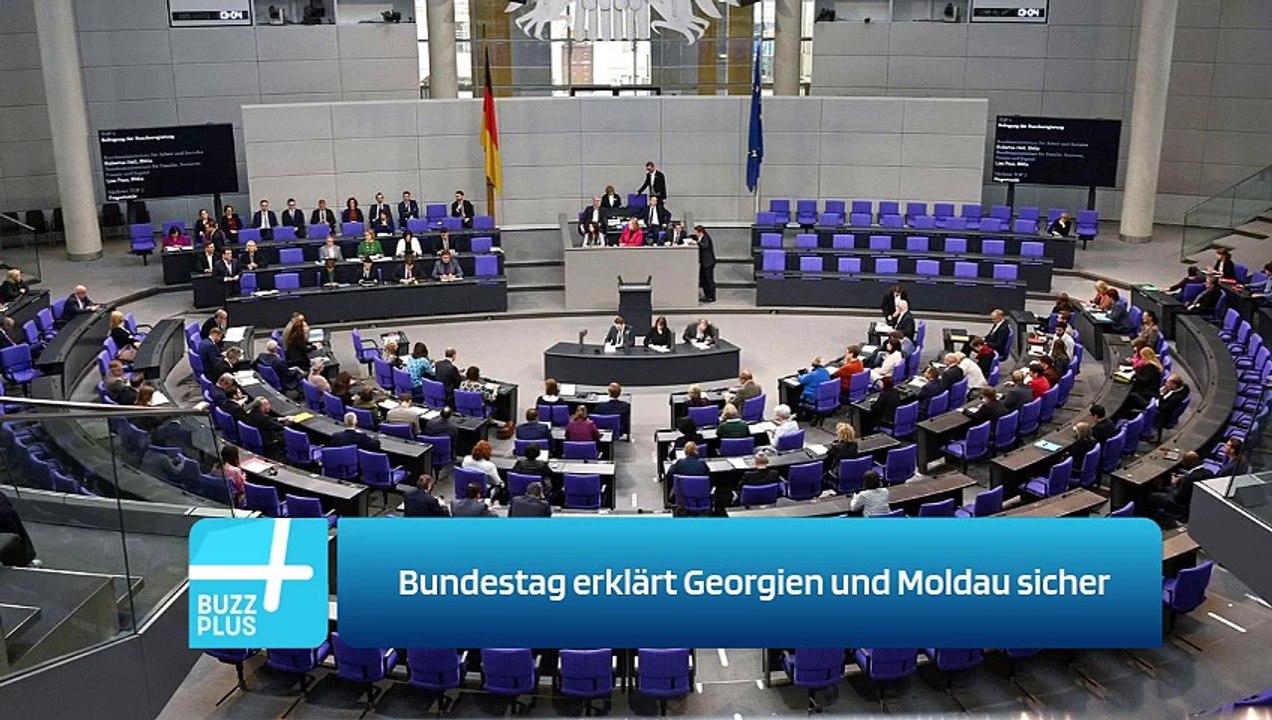 Bundestag erklärt Georgien und Moldau sicher