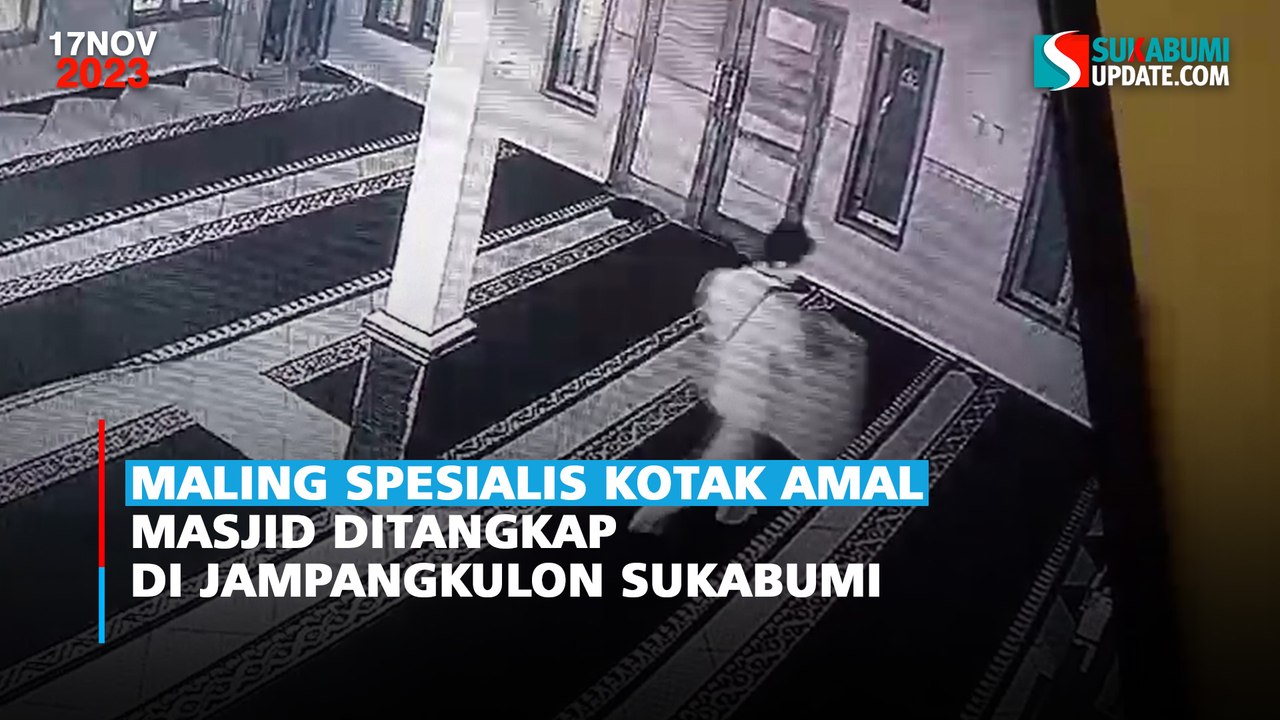 Maling Spesialis Kotak Amal Masjid Ditangkap di Jampangkulon Sukabumi