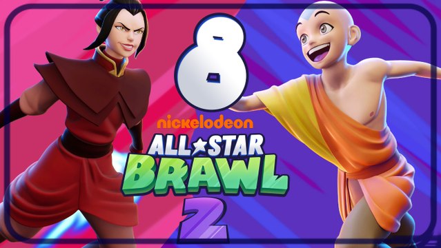 Nickelodeon All-Star Brawl 2 Walkthrough Part 8 (PS4) Aang / Azula