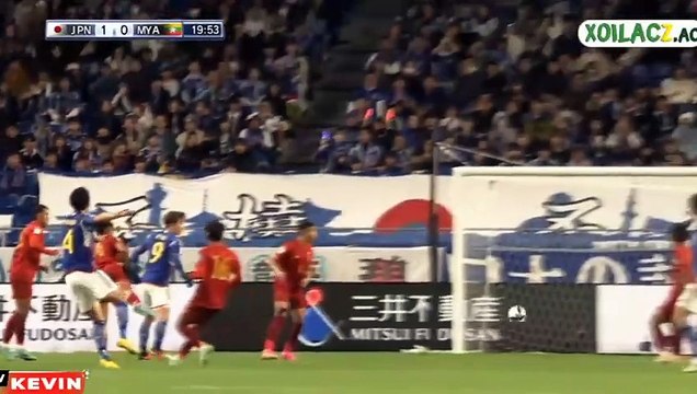 Japan vs Myanmar 5 x 0 Highlights & All Goals - World Cup Qualifier 2026 日本 vs ミャンマー 5 x 0 ハイライトと全ゴール - 2026 年ワールドカップ予選