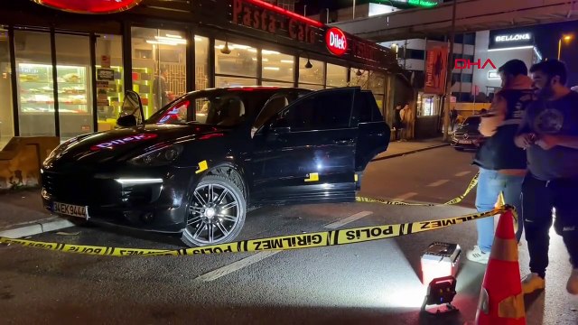 BAKIRKÖY'de lüks bir cipe silahlı saldırı düzenlendi