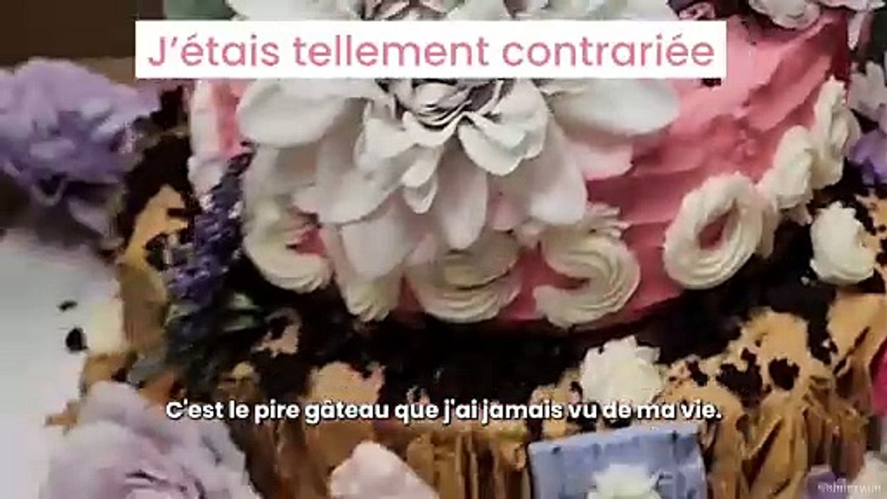 Le gâteau d'anniversaire de sa petite fille est totalement raté