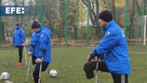 Se crea en Leópolis un equipo de fútbol de soldados ucranianos amputados