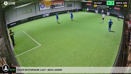Faute de Stéphane  Laüt - BOCA JUNIOR
