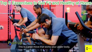 Top 5 Excercises to Get Fit and Healthy at HOME!best exercise to lose weight!Excercises
