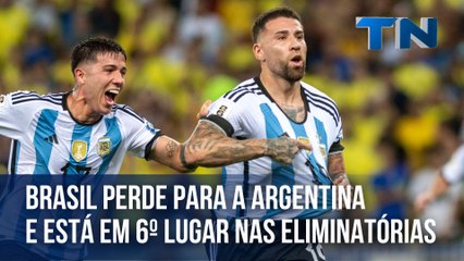 Brasil perde para a Argentina e está em 6º lugar nas eliminatórias