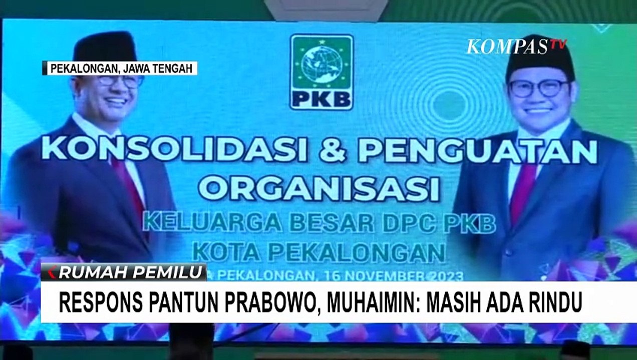 Cak Imin Respons Pantun Prabowo: Masih Ada Rindu di Antara Kita