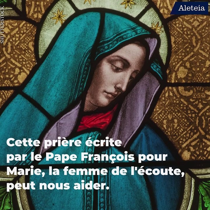 Une belle prière à Marie pour apprendre à écouter Dieu