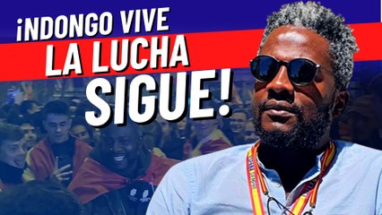 La gente en Ferraz, ENARDECIDA con Bertrand: "¡NDONGO VIVE, LA LUCHA SIGUE!"
