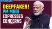 PM Modi Raises Alarm on Deepfakes, Stresses Responsible Tech Practices | Oneindia News