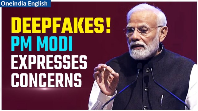 PM Modi Raises Alarm on Deepfakes, Stresses Responsible Tech Practices | Oneindia News