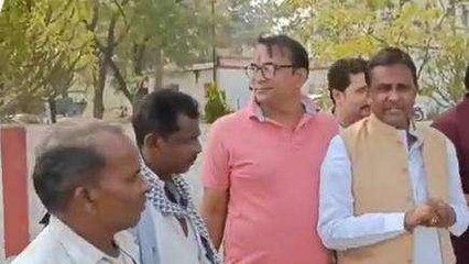 जावरा: विधानसभा क्षेत्र में सांसद सुधीर गुप्ता ने किया मतदान केन्द्रों का अवलोकन