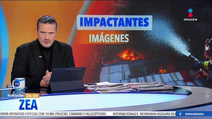 Así se vivió el incendio en una bodega en la Col. Centro, CDMX