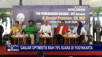 Yakin Bisa Raih 70 Persen Suara di Yogyakarta, Ganjar: Saya dan Mahfud Sekolah di Sini