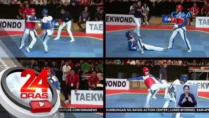 San Beda University, overall team champion sa Men's at Women's Senior Taekwondo Tournament | 24 Oras